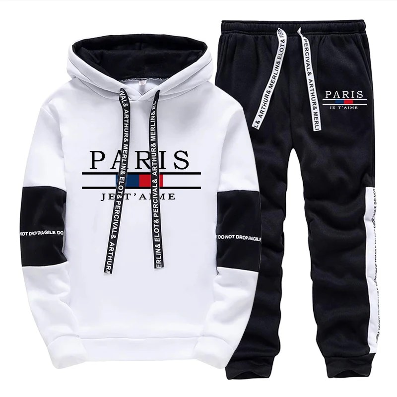 Quality Winter Clothing - ชุดวอร์มผู้ชายขายดี เสื้อฮู้ดพิมพ์ลายลำลอง เสื้อผ้ากีฬาสำหรับวิ่งจ๊อกกิ้งกลางแจ้ง คอลเลคชั่นฤดูใบไม้ร่วง-ฤดูหนาว 2026 ชุดกีฬาคุณภาพ