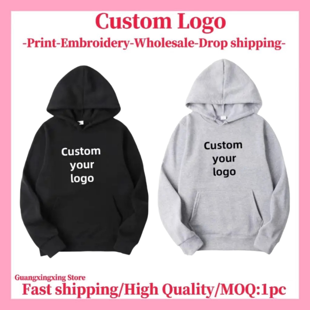 Winter Clothing Pictures - ผู้ชายและผู้หญิงฤดูใบไม้ร่วงและฤดูหนาวHoodiesเย็บปักถักร้อยที่กําหนดเองเสื้อยืดพิมพ์ภาพเย็บปักถักร้อยเสื้อผ้าที่กําหนดเองขายส่ง