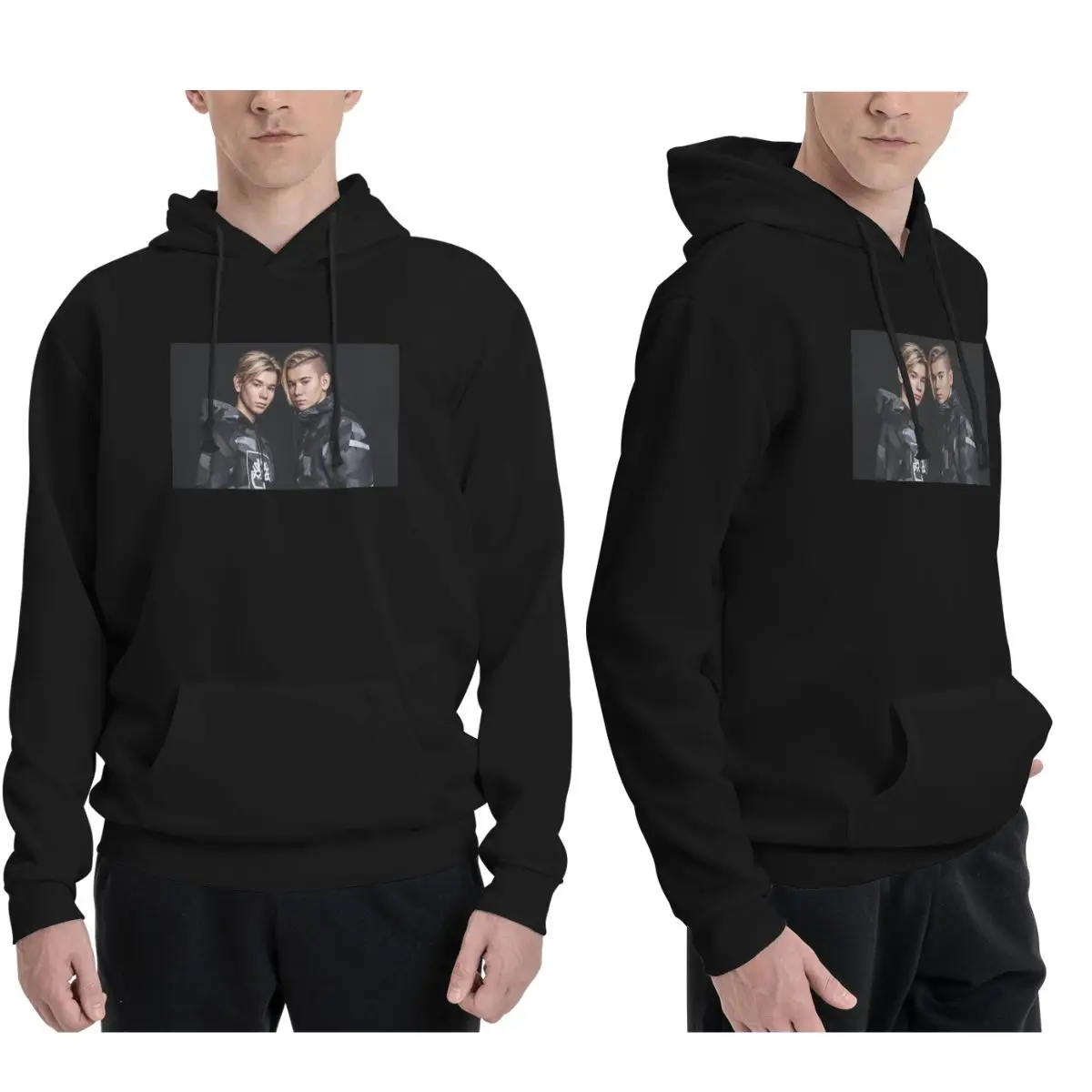 Winter Clothing Norway - มาร์คัสและมาร์ตินัส สวีเดน นอร์เวย์ ยูโรวิชั่นเสื้อฮู้ดผู้ชายผู้หญิงเสื้อสเวตเตอร์ลำลองแขนยาวเสื้อผ้าฤดูใบไม้ร่วงฤดูหนาว