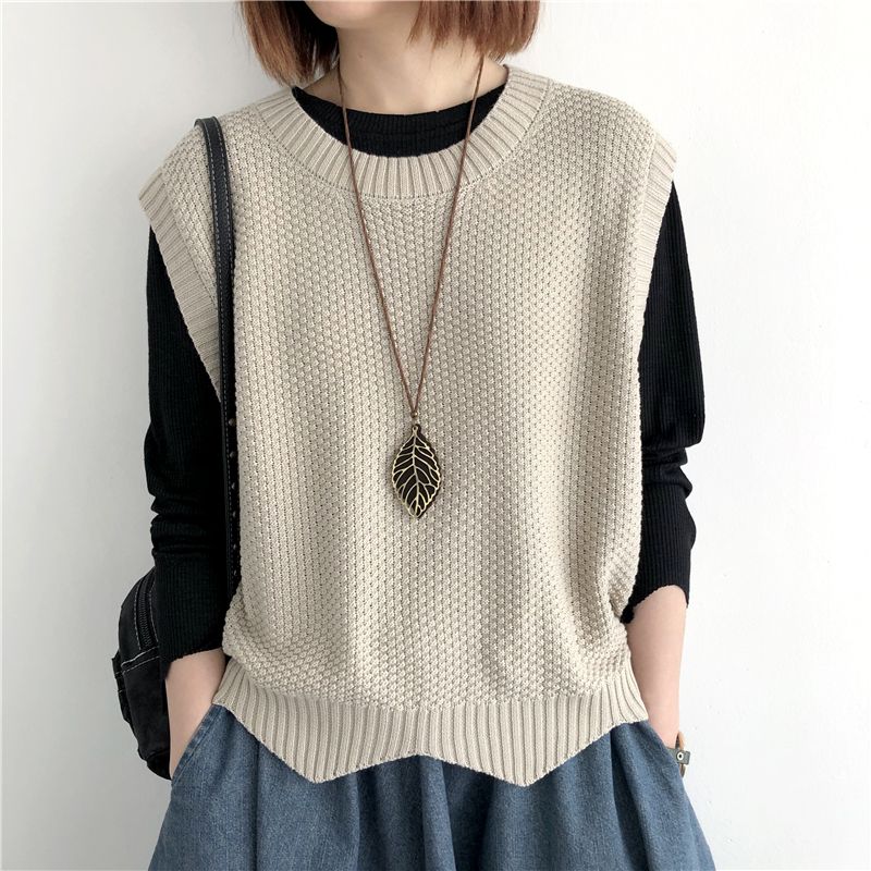 Winter Clothing Trends 2025 Women'S - เสื้อครอปถักสำหรับผู้หญิง เสื้อผ้าราคาถูก เสื้อจั๊มเปอร์ เสื้อกั๊กสั้น แฟชั่นปี 2025