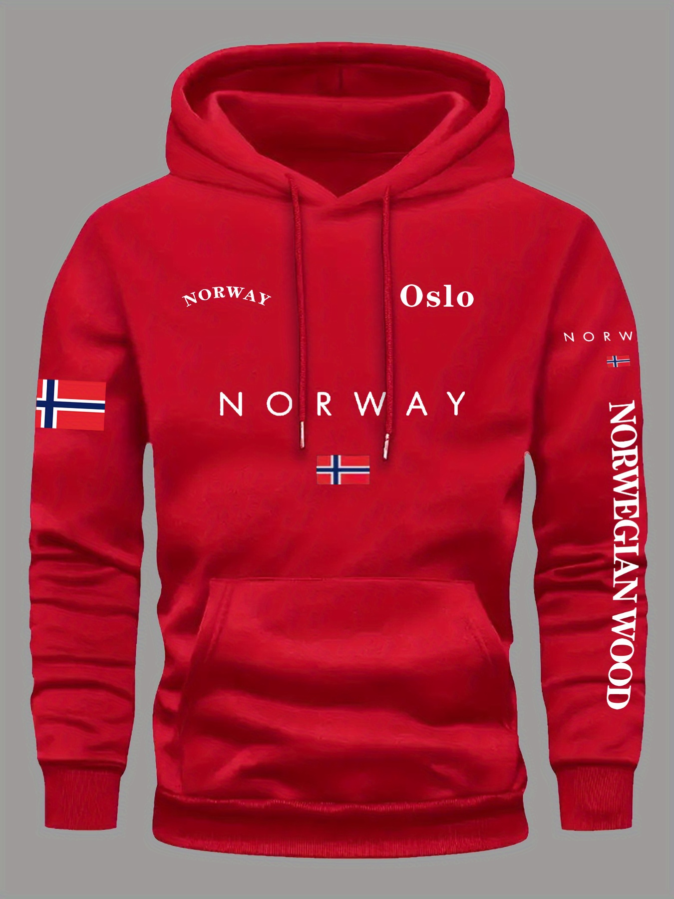 Winter Clothing Norway - เสื้อฮู้ดลายธงชาตินอร์เวย์ สำหรับผู้ชายและผู้หญิง เหมาะสำหรับกิจกรรมกลางแจ้ง กีฬา ผจญภัย ฟิตเนส