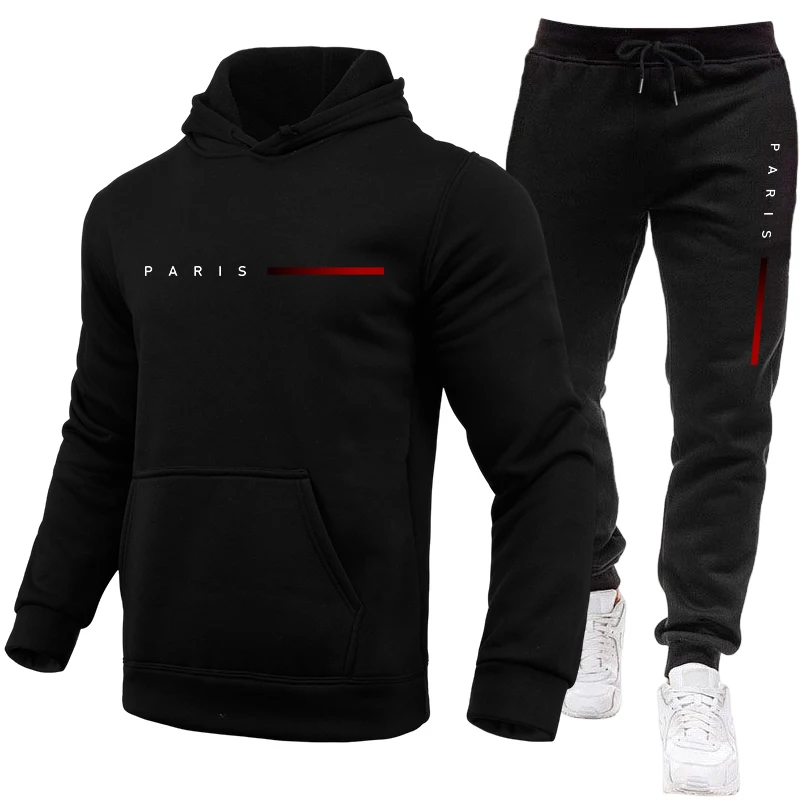 Quality Winter Clothing - ชุดวอร์มผู้ชายคุณภาพดี แฟชั่นลำลอง เสื้อฮู้ดสำหรับกิจกรรมกลางแจ้ง กีฬา วิ่งจ๊อกกิ้ง เสื้อผ้าผู้ชาย