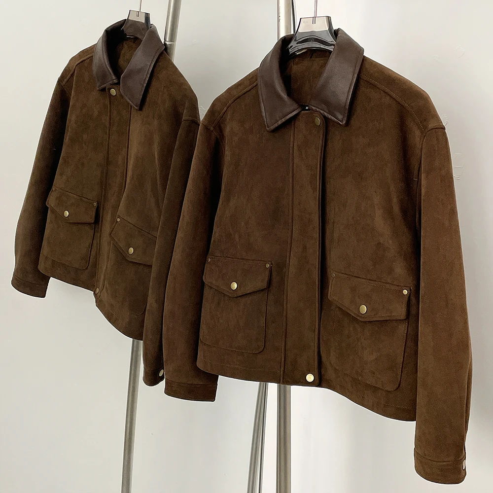 Winter Clothing Wholesale - เสื้อแจ็คเก็ตหนังเทียม ผู้หญิง ฤดูใบไม้ผลิ ฤดูใบไม้ร่วง เสื้อแจ็คเก็ตหนังเทียมแฟชั่นผู้หญิง เสื้อโค้ทหนัง