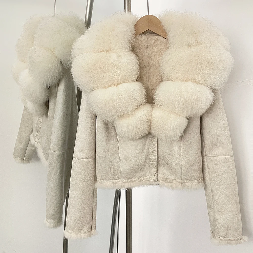 Winter Clothing Store - เสื้อโค้ทขนสัตว์แท้ ฤดูใบไม้ร่วง ฤดูหนาว 2025 รุ่นใหม่ บุขนกระต่าย