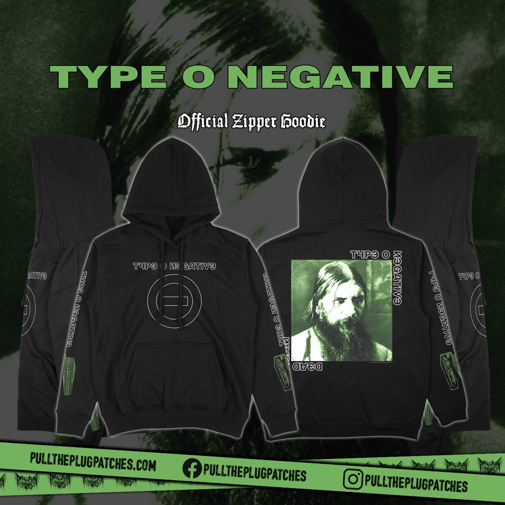 Winter Clothing Types - เสื้อฮู้ด Type O Negative Dead Again