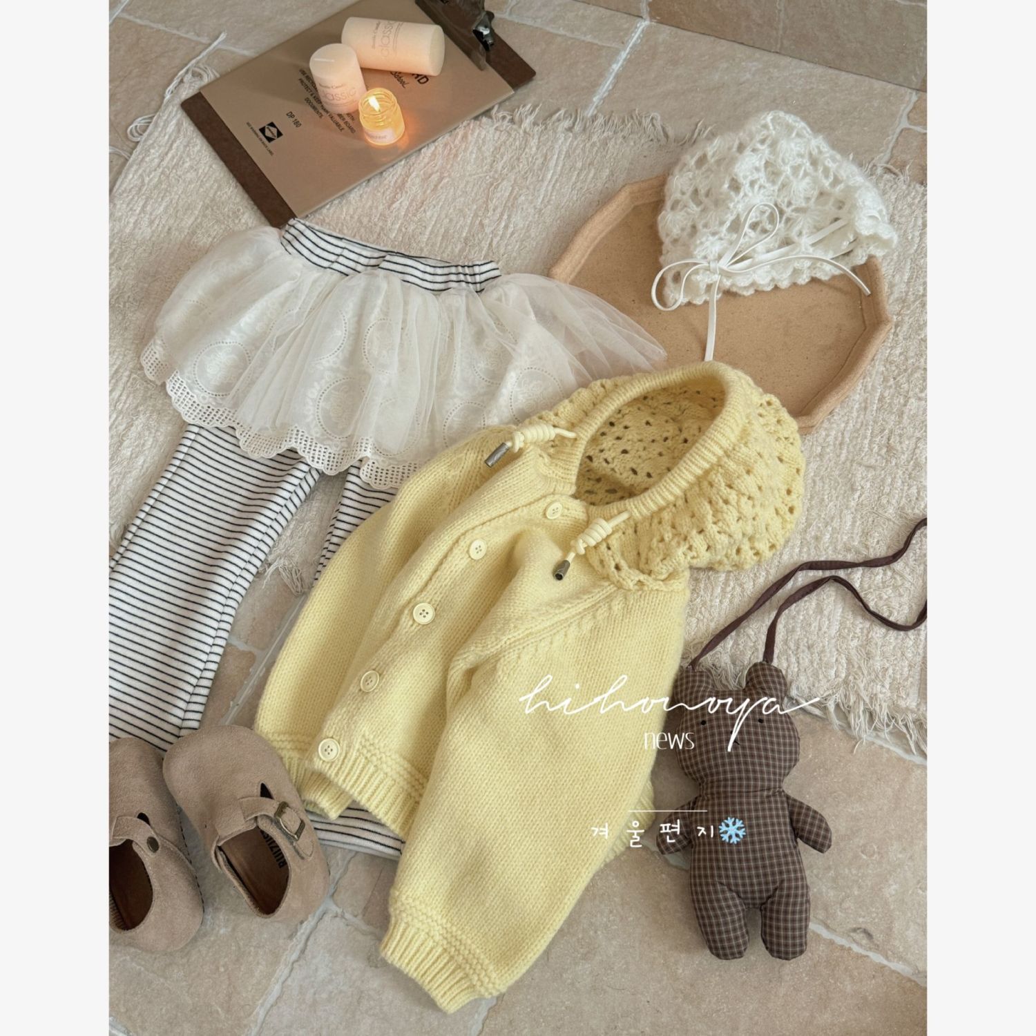 Winter Clothing Baby Girl - เสื้อผ้าเด็กผู้หญิงฤดูใบไม้ร่วงและฤดูหนาวเสื้อคาร์ดิแกนใหม่เด็กผู้หญิงสไตล์เจ้าหญิงเสื้อแจ็คเก็ตมีฮู้ดถักนิตติ้งหวานและน่ารัก