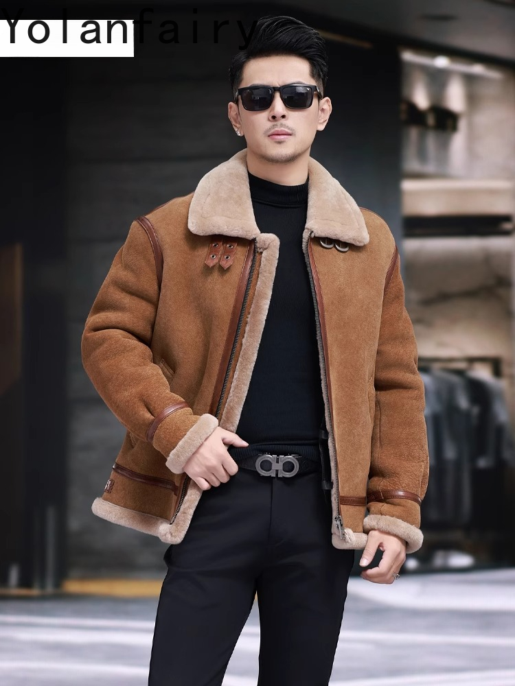 YOLANFAIRY เสื้อแจ็คเก็ตหนังแก - Quality Winter Clothing บทวิจารณ์และราคา