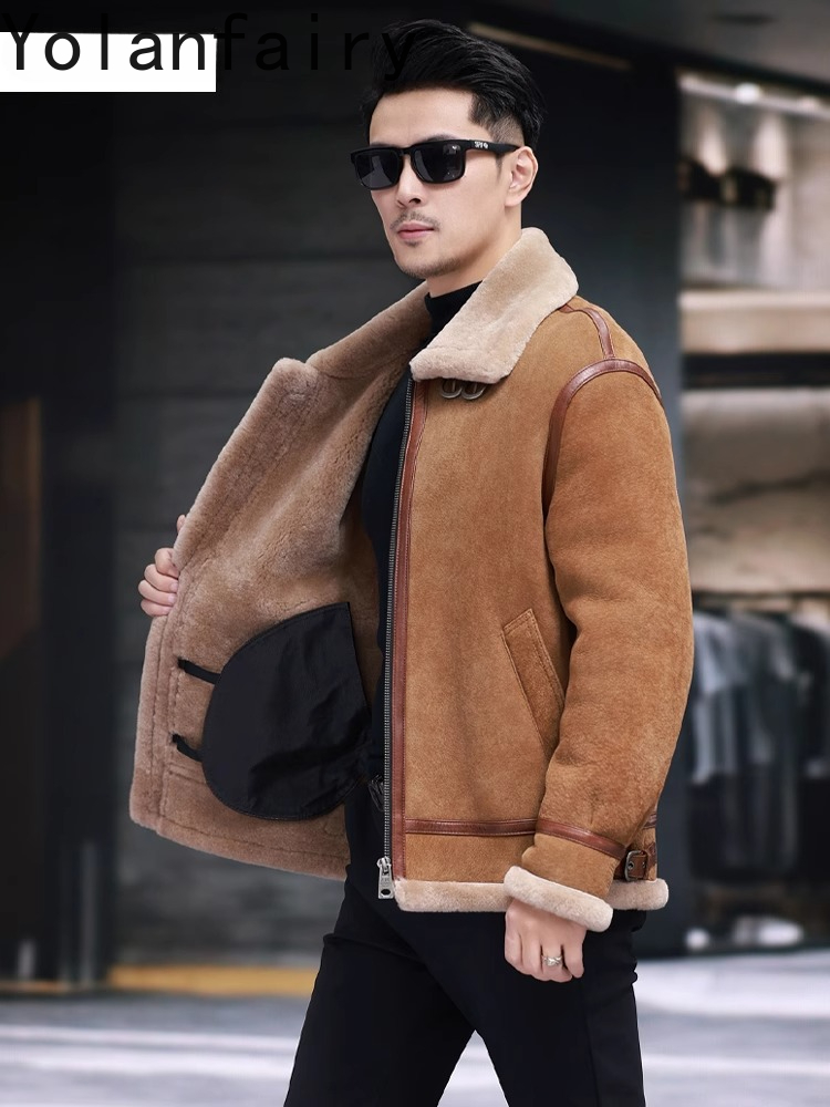 YOLANFAIRY เสื้อแจ็คเก็ตหนังแก - Quality Winter Clothing บทวิจารณ์และราคา