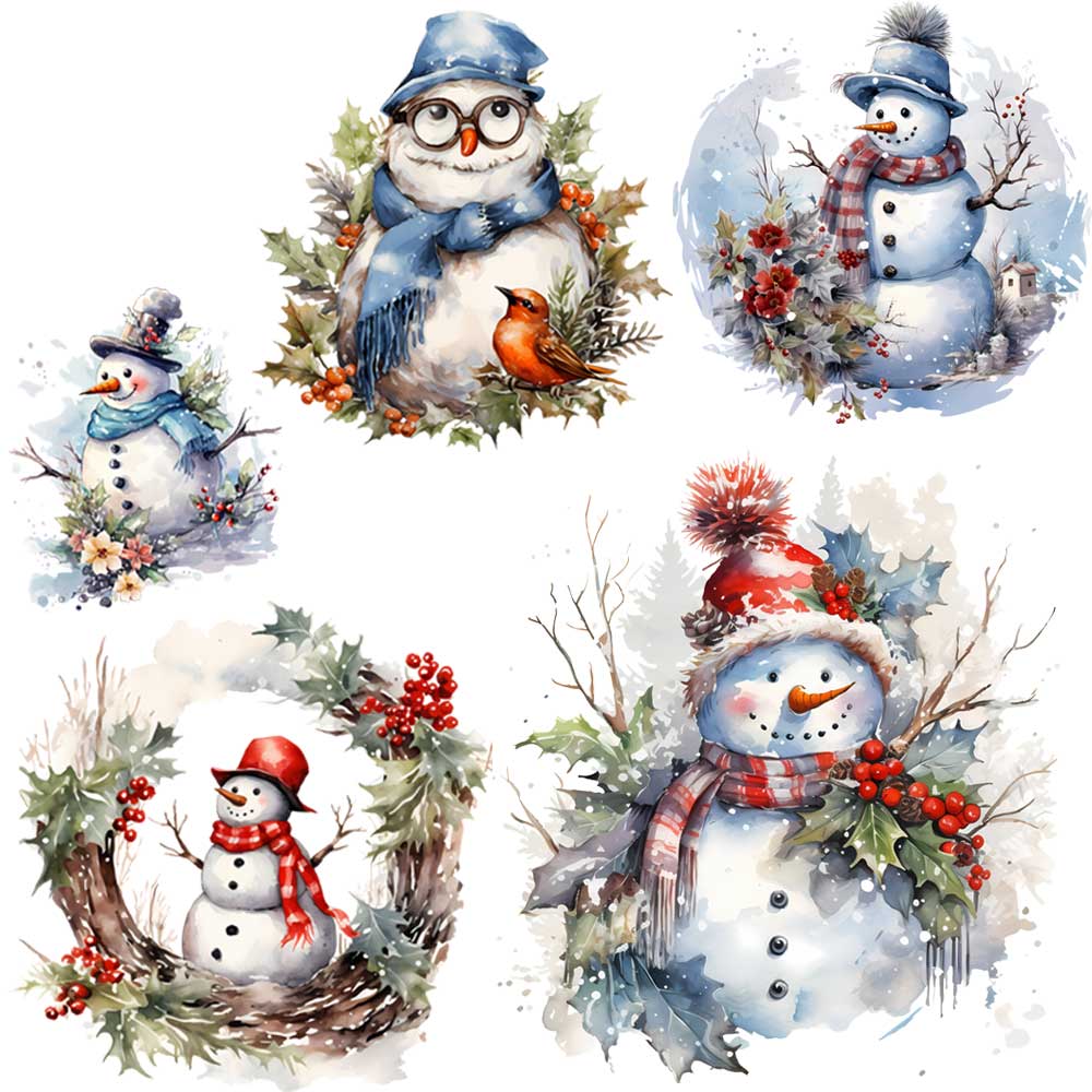 Snowman น่ารักออกแบบ Iron-on T - Winter Clothing Pictures บทวิจารณ์และราคา