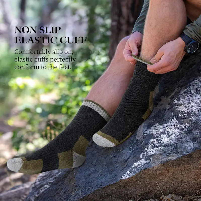 ถุงเท้าขนแกะเมอริโนสำหรับฤดูหน - Thermal Sock Merino บทวิจารณ์และราคา