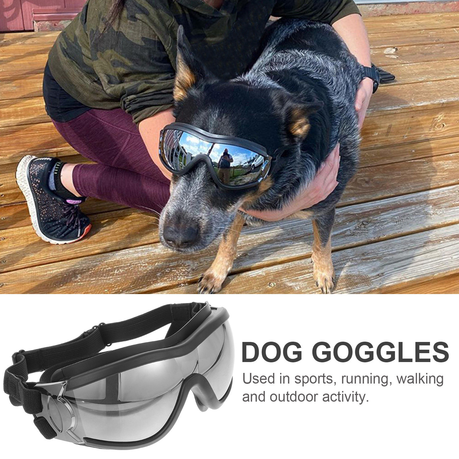 แว่นตาป้องกันลมสำหรับสุนัข สีด - Snow Goggle Uv บทวิจารณ์และราคา