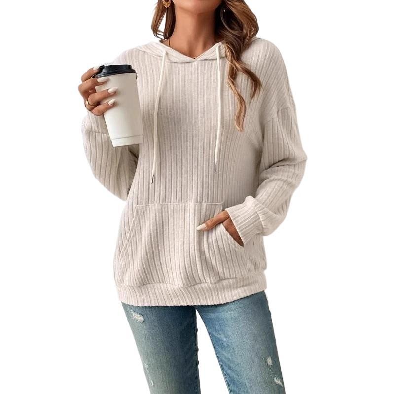 เสื้อฮู้ดดี้แขนยาวลายทางผ้าฝ้า - Winter Clothing Types บทวิจารณ์และราคา