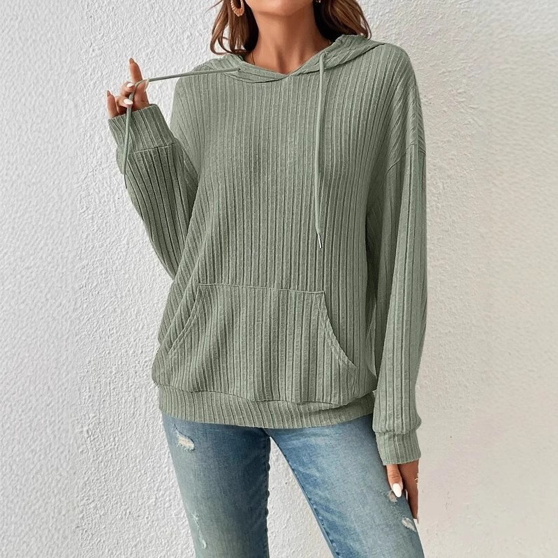 เสื้อฮู้ดดี้แขนยาวลายทางผ้าฝ้า - Winter Clothing Types บทวิจารณ์และราคา