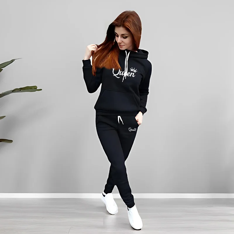ชุดวอร์มผู้หญิง พิมพ์ลายตัวอัก - Quality Winter Clothing บทวิจารณ์และราคา