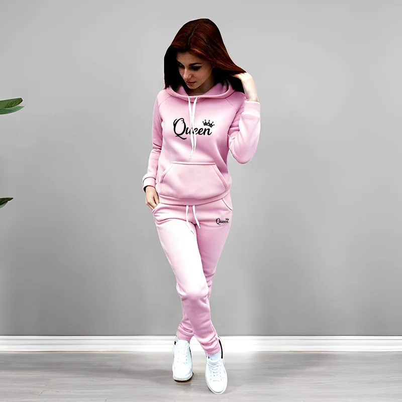 ชุดวอร์มผู้หญิง พิมพ์ลายตัวอัก - Quality Winter Clothing บทวิจารณ์และราคา