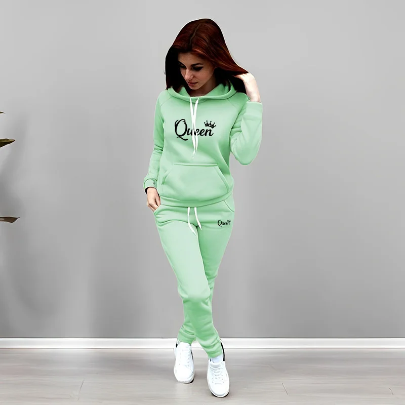 ชุดวอร์มผู้หญิง พิมพ์ลายตัวอัก - Quality Winter Clothing บทวิจารณ์และราคา