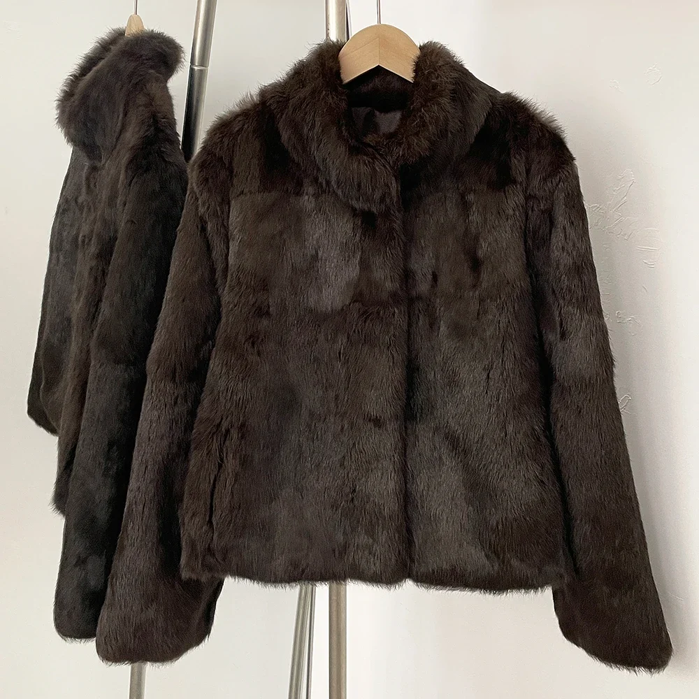 เสื้อโค้ทขนกระต่ายแท้สำหรับผู้ - Winter Clothing Store บทวิจารณ์และราคา