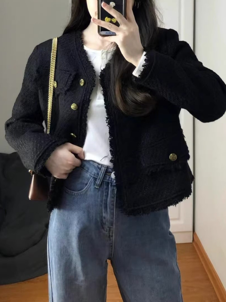 เสื้อแจ็คเก็ตสีดำสำหรับผู้หญิง - Winter Clothing Pictures บทวิจารณ์และราคา