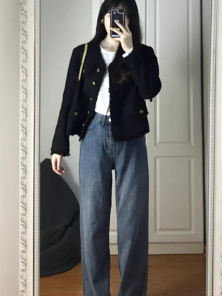 เสื้อแจ็คเก็ตสีดำสำหรับผู้หญิง - Winter Clothing Pictures บทวิจารณ์และราคา