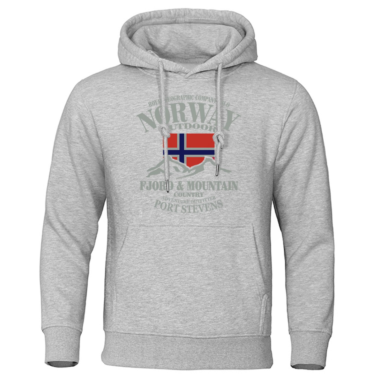 เสื้อฮู้ดแฟชั่นพิมพ์ลาย NORWAY - Winter Clothing Norway บทวิจารณ์และราคา