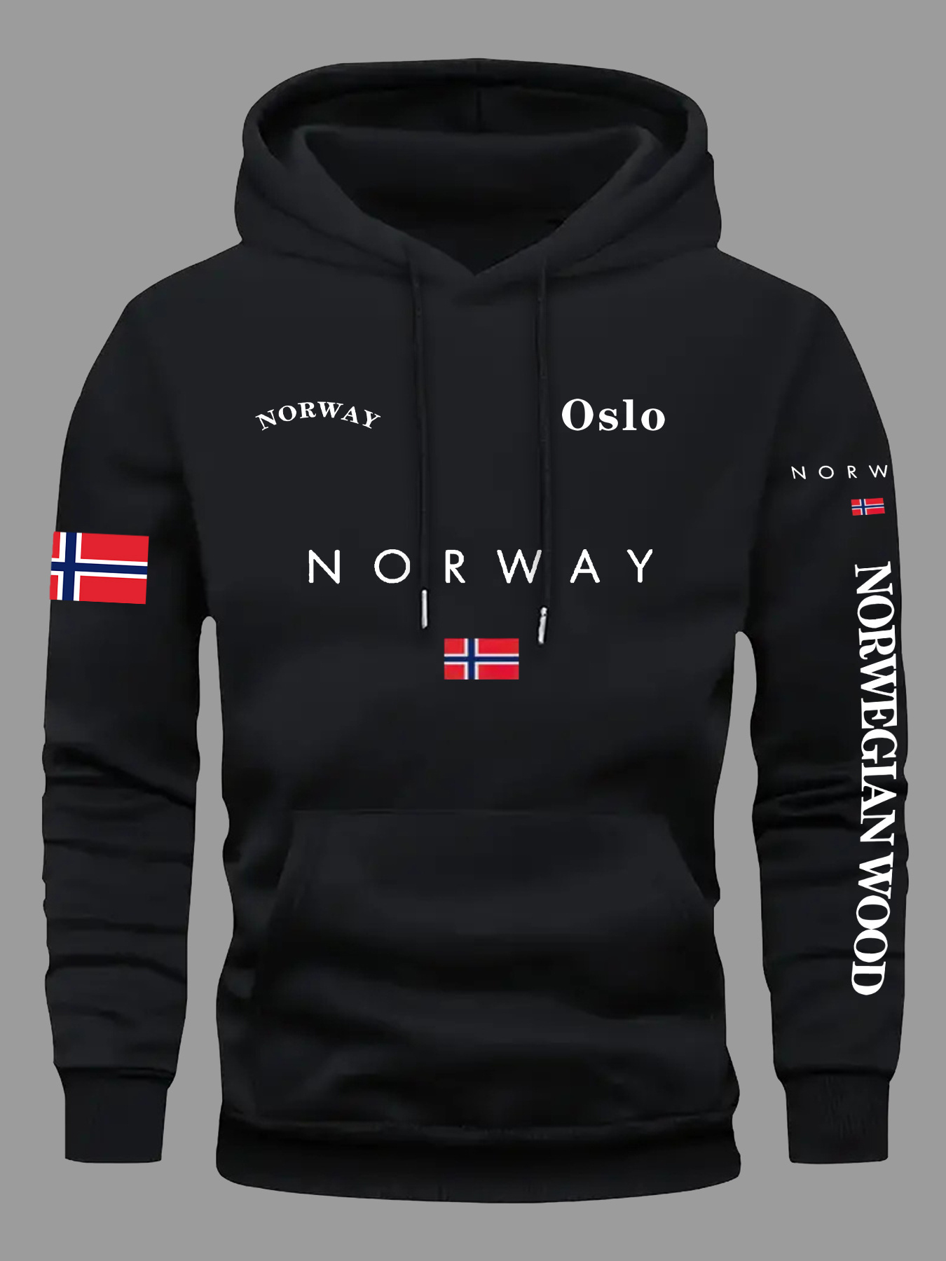 เสื้อฮู้ดลายธงชาตินอร์เวย์ สำห - Winter Clothing Norway บทวิจารณ์และราคา