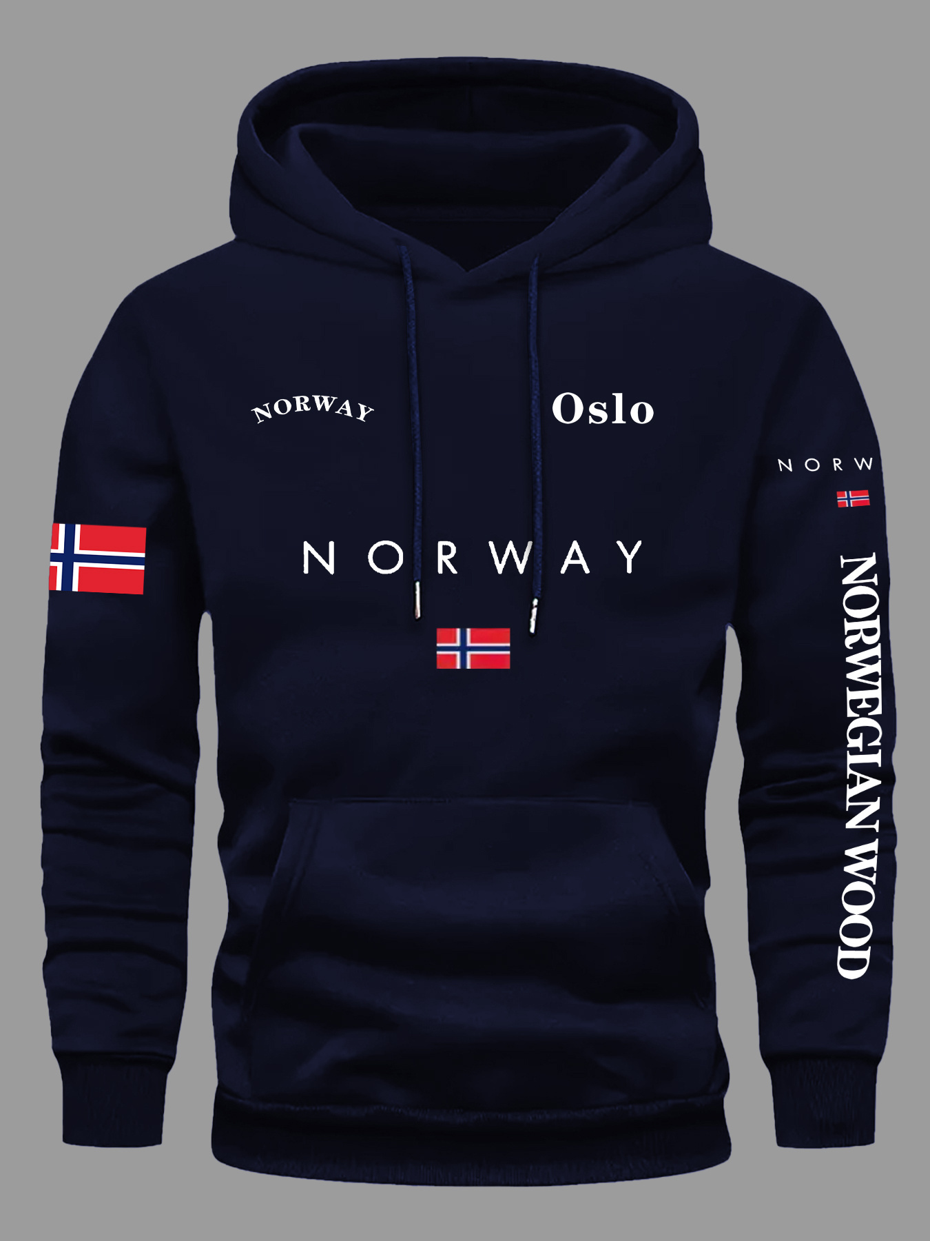 เสื้อฮู้ดลายธงชาตินอร์เวย์ สำห - Winter Clothing Norway บทวิจารณ์และราคา