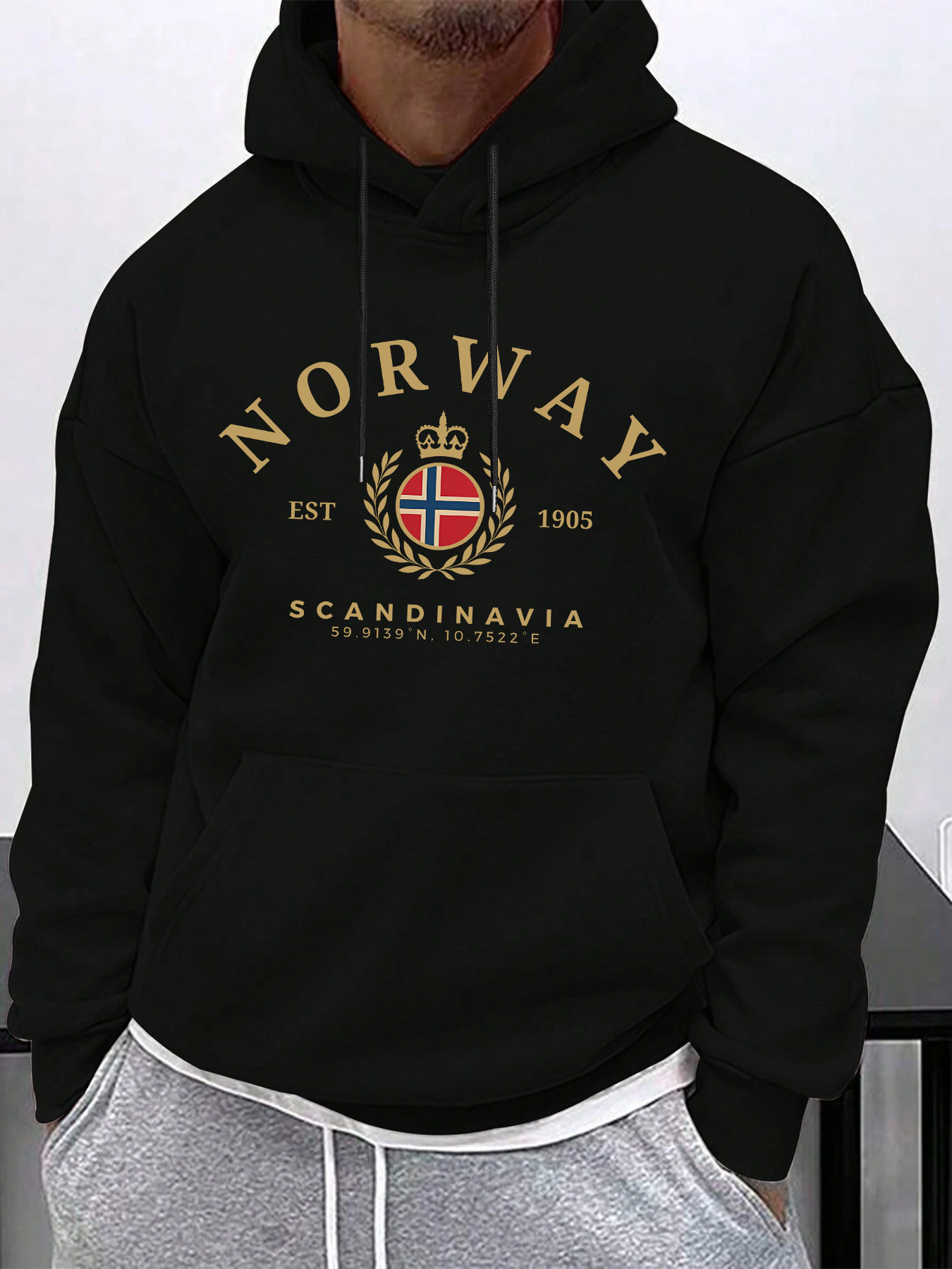 เสื้อฮู้ดผู้ชาย/ผู้หญิง สไตล์น - Winter Clothing Norway บทวิจารณ์และราคา