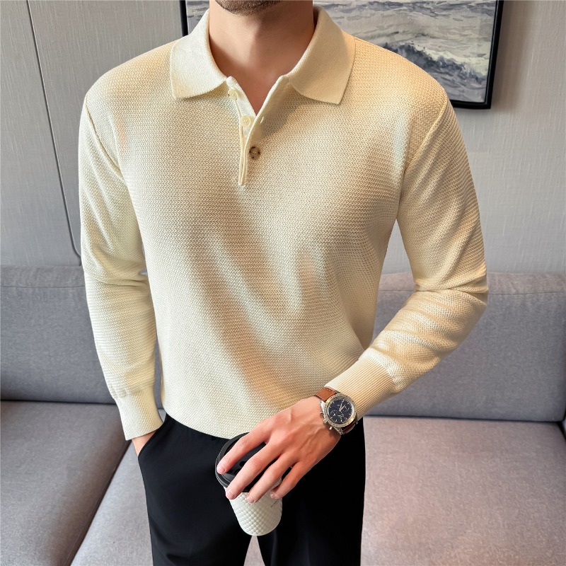 เสื้อไหมพรมผู้ชาย แขนยาว คอปกโ - Quality Winter Clothing บทวิจารณ์และราคา