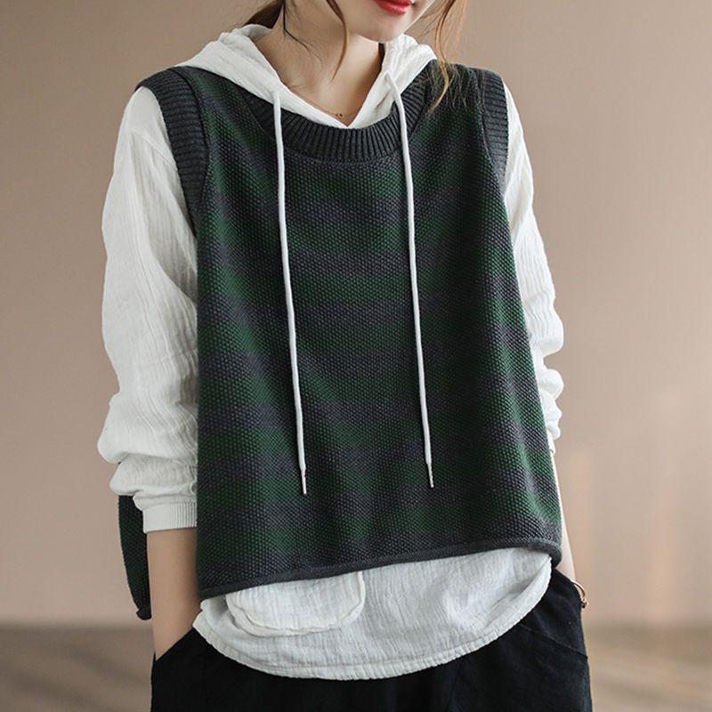 เสื้อกั๊กถักสำหรับผู้หญิง ลายท - Winter Clothing Trends 2025 Women'S บทวิจารณ์และราคา