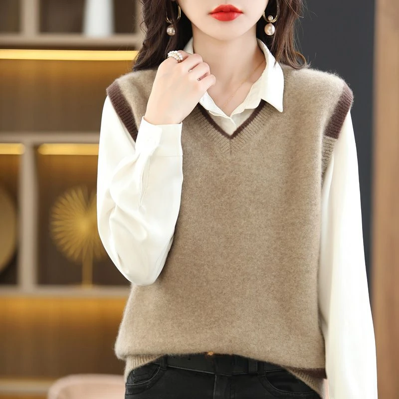 เสื้อกั๊กไหมพรมผู้หญิงสไตล์วิน - Winter Clothing Trends 2025 Women'S บทวิจารณ์และราคา