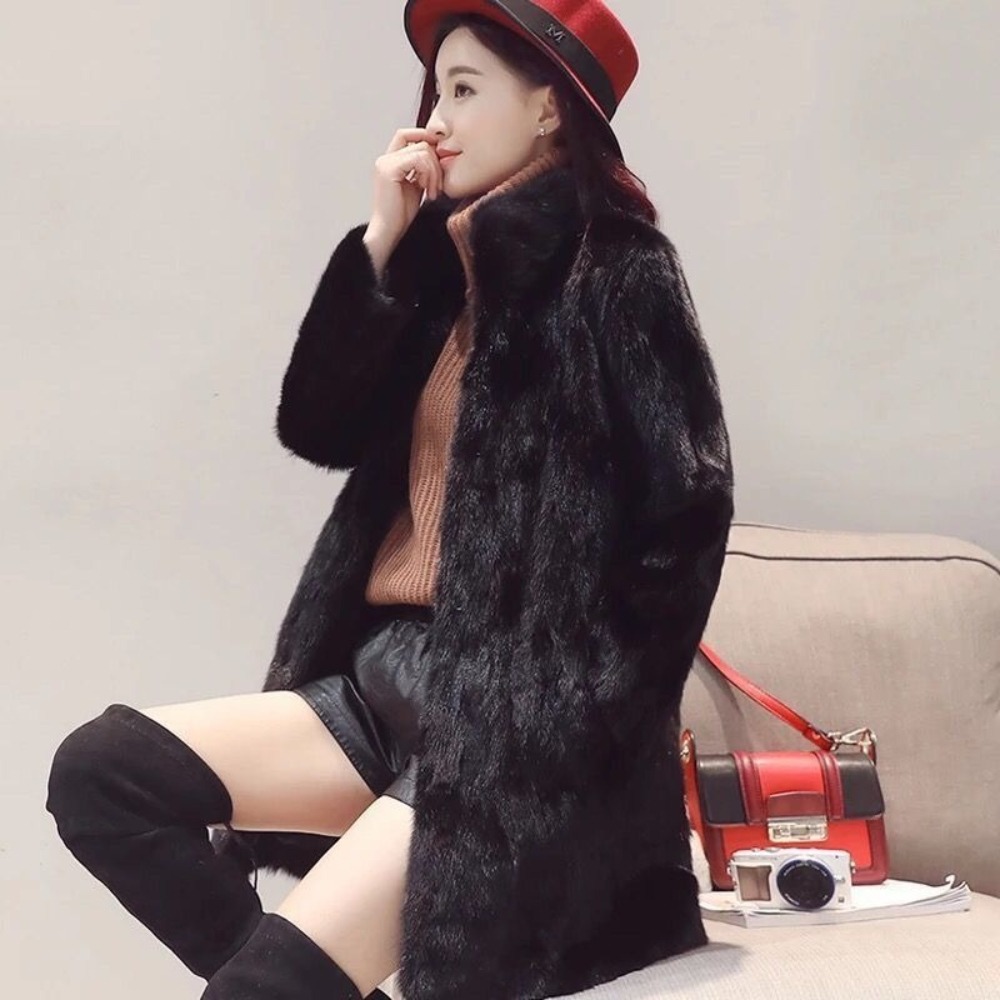 เสื้อแจ็คเก็ตขนมิงค์แท้สำหรับผ - Winter Clothing Sale Women บทวิจารณ์และราคา