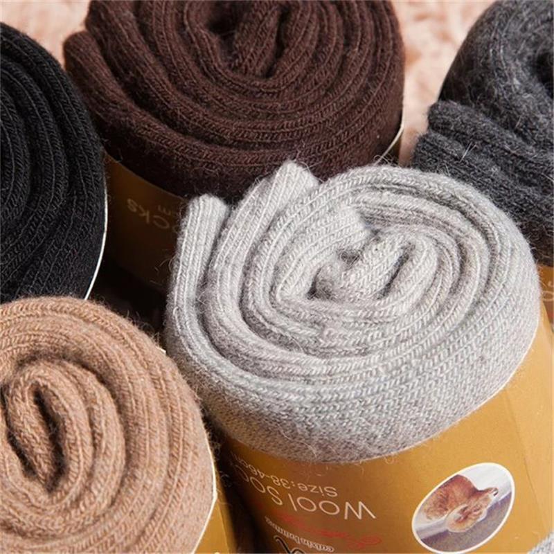 4 คู่/ล็อตผู้ชายฤดูหนาว Super  - Thermal Sock Merino บทวิจารณ์และราคา