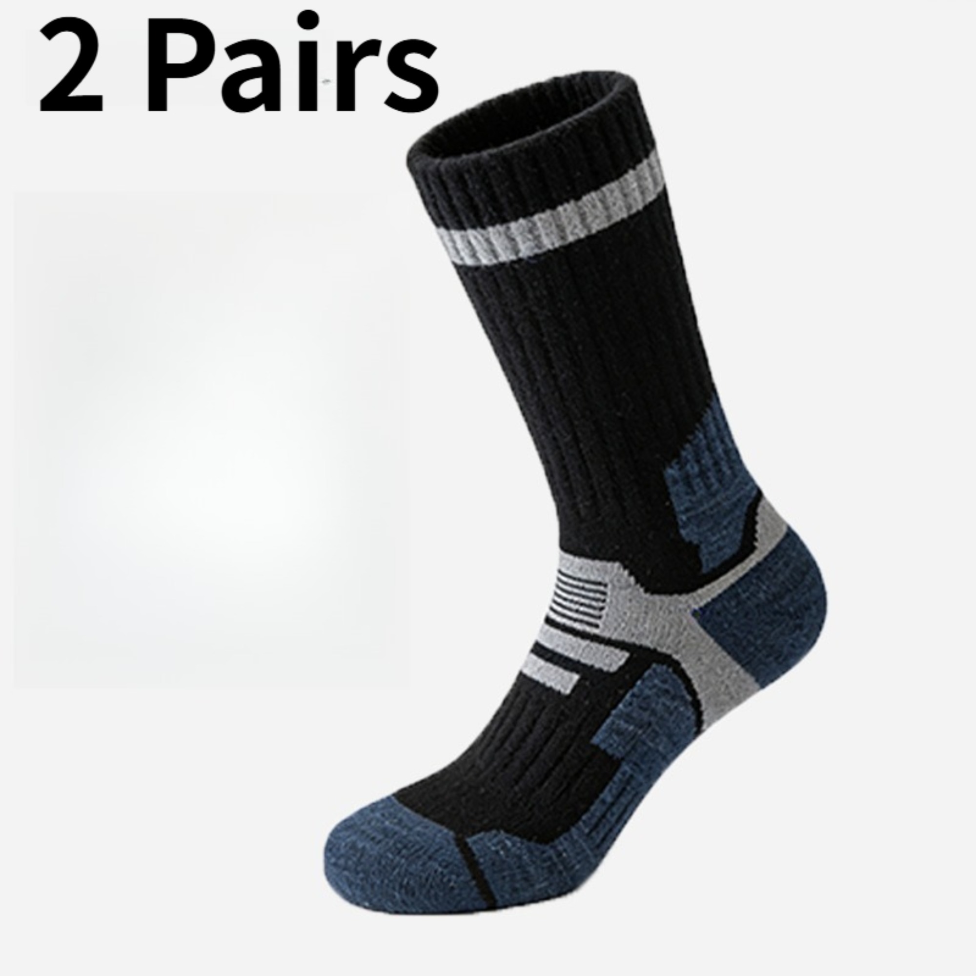 1/2 คู่ถุงเท้าขนแกะเมอริโนสำหร - Thermal Sock Merino บทวิจารณ์และราคา