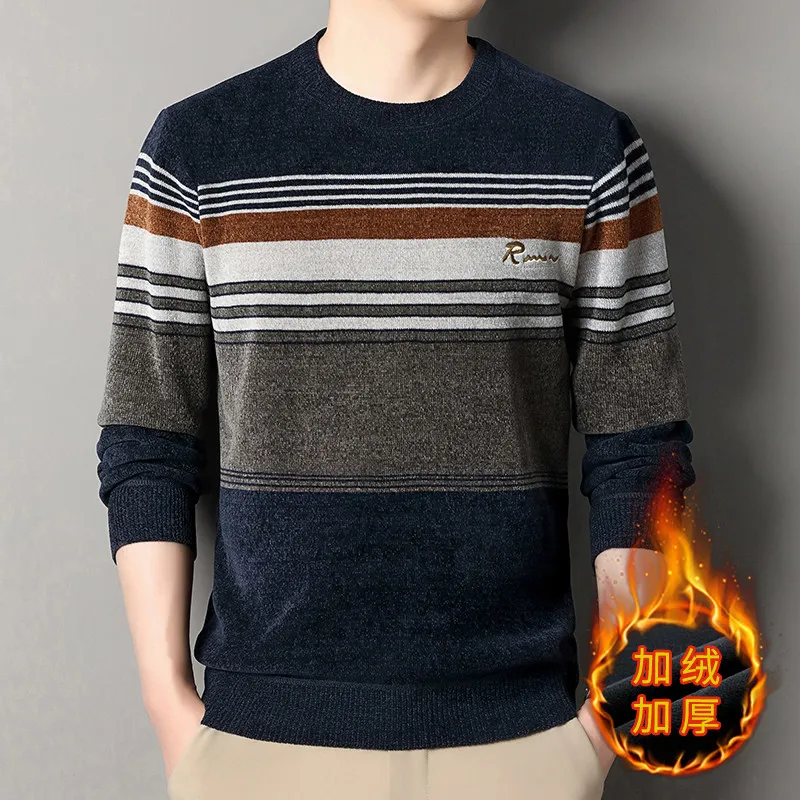 ผู้ชาย O-คอ Pullovers ถักเสื้อ - Quality Winter Clothing บทวิจารณ์และราคา