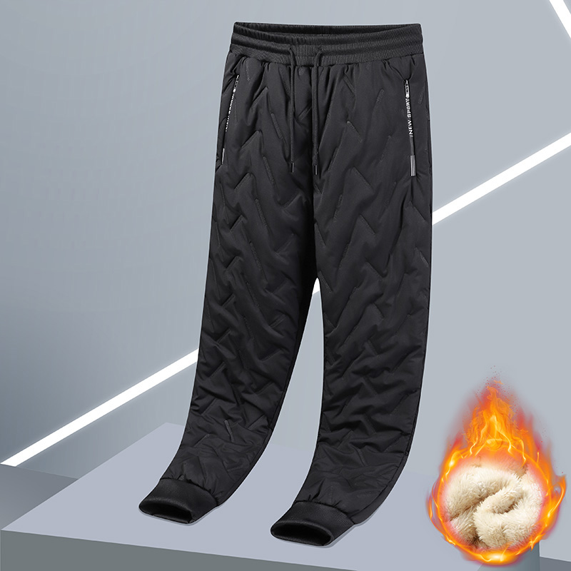 ใหม่กางเกงวอร์มผ้าฟลีซหนาผ้ากำ - Winter Clothing Wholesale บทวิจารณ์และราคา